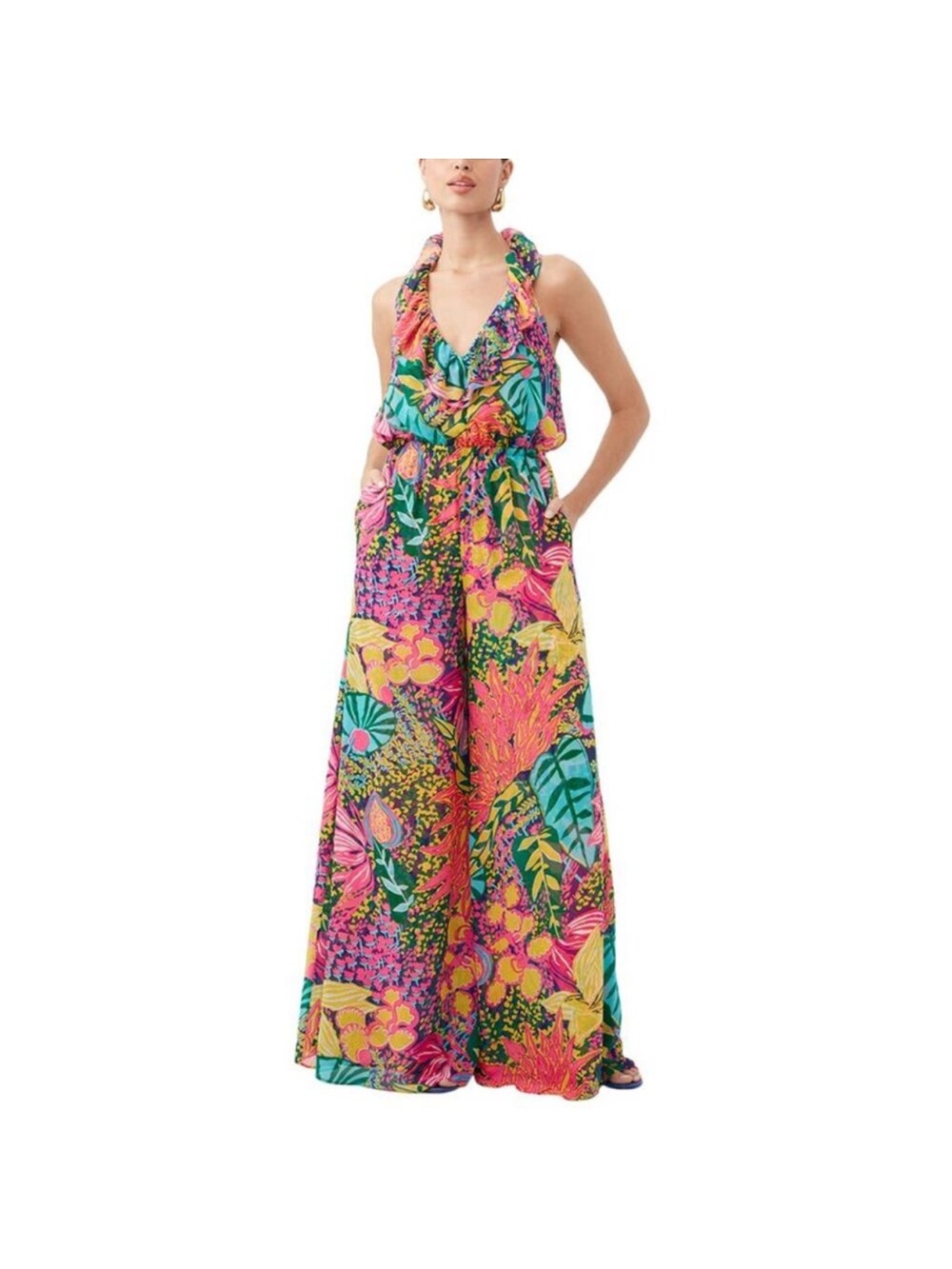 Trina Turk Womens  Jacksonville Jumpsuit size XXL New